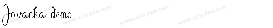 Jovanka demo字体转换